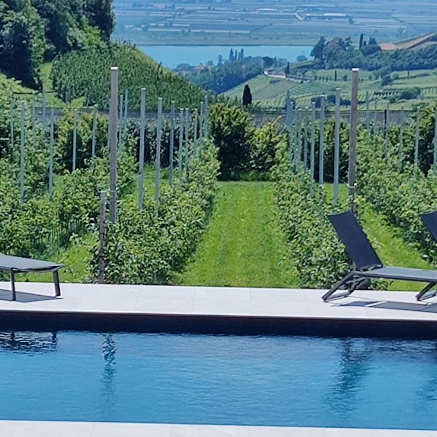 Mareithof Appartements Seeblick Caldaro Bagian luar foto